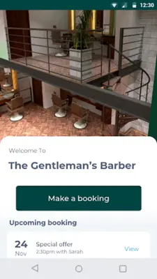 The Gentleman’s Barber android App screenshot 2